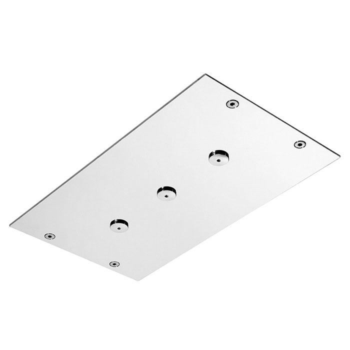 Soffione a soffitto in acciaio inox Modular