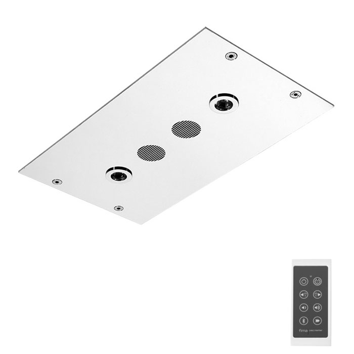 Soffione a soffitto in acciaio inox Modular
