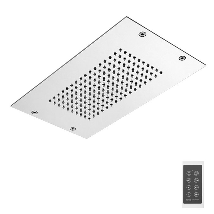 Soffione a soffitto in acciaio inox Modular