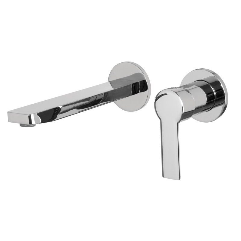 Miscelatore lavabo a parete