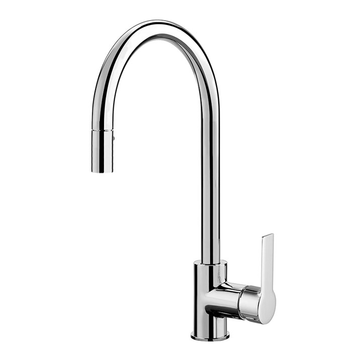 Miscelatore monoforo lavello Mast con doccia estraibile