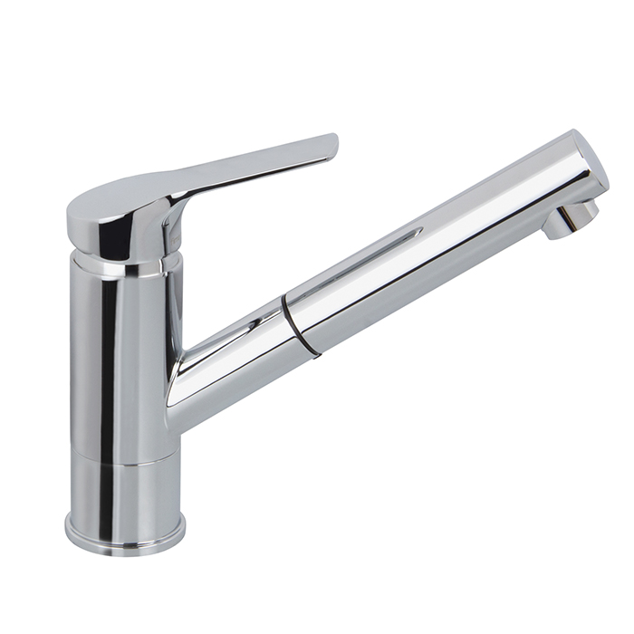Miscelatore monoforo lavello con doccia estraibile Serie 4