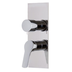 Miscelatore incasso con deviatore a 2 o 3 uscite
