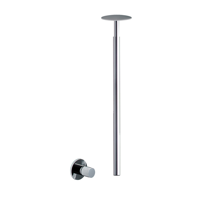 Miscelatore lavabo a parete con bocca di erogazione a soffitto
