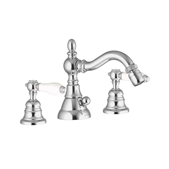 Bidet tre fori con canna girevole