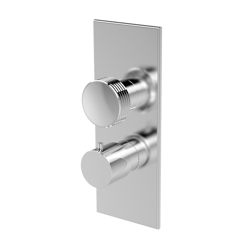 Miscelatore termostatico incasso con deviatore a 2 o 3 uscite Texture Collection - Spillo Tech