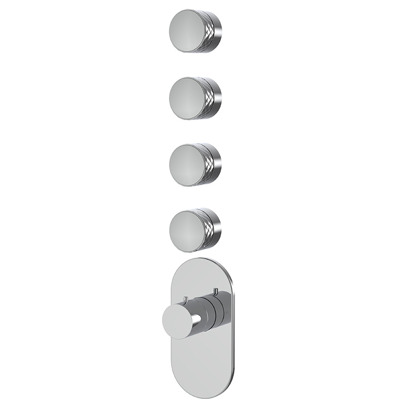 Miscelatore termostatico da incasso Texture Collection - Spillo Tech