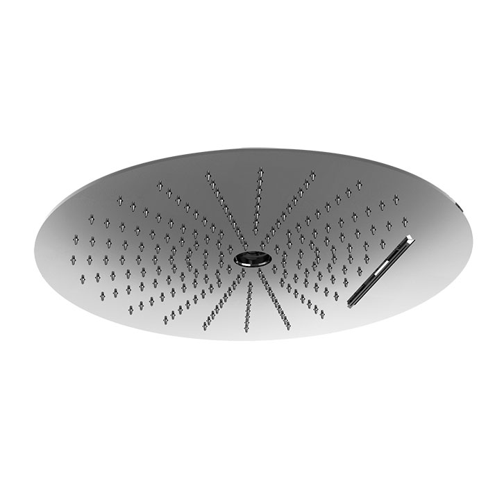 Soffione a soffitto Ø 400 mm in acciaio inox 3 getti