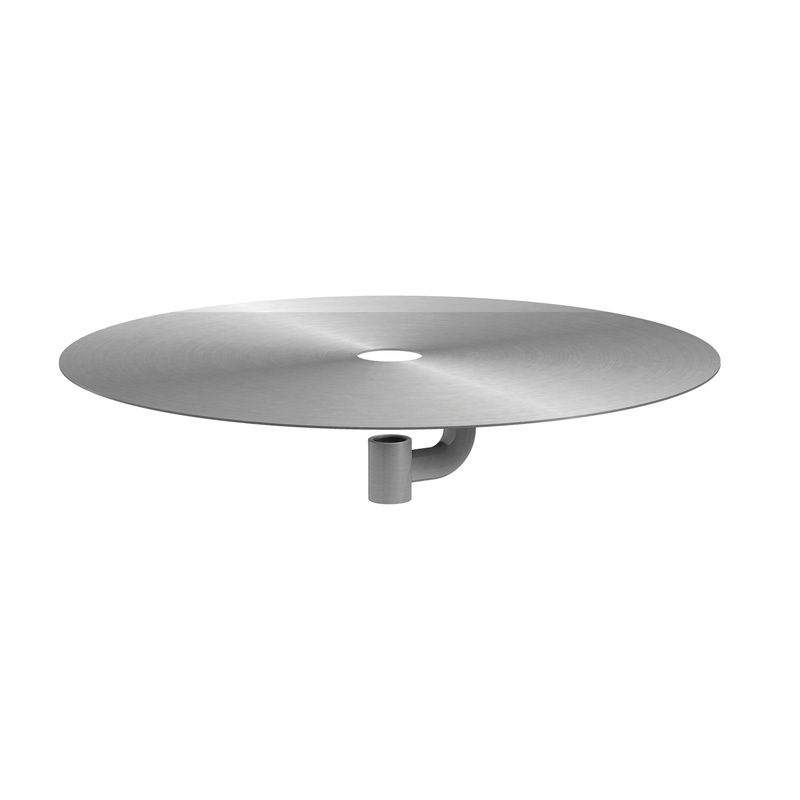 Tavolo Ø 60 da esterno con supporto scorrevole