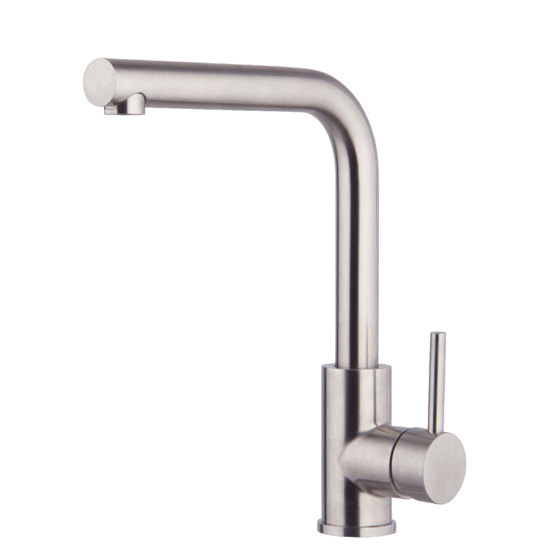 Miscelatore monoforo lavello in acciaio inox