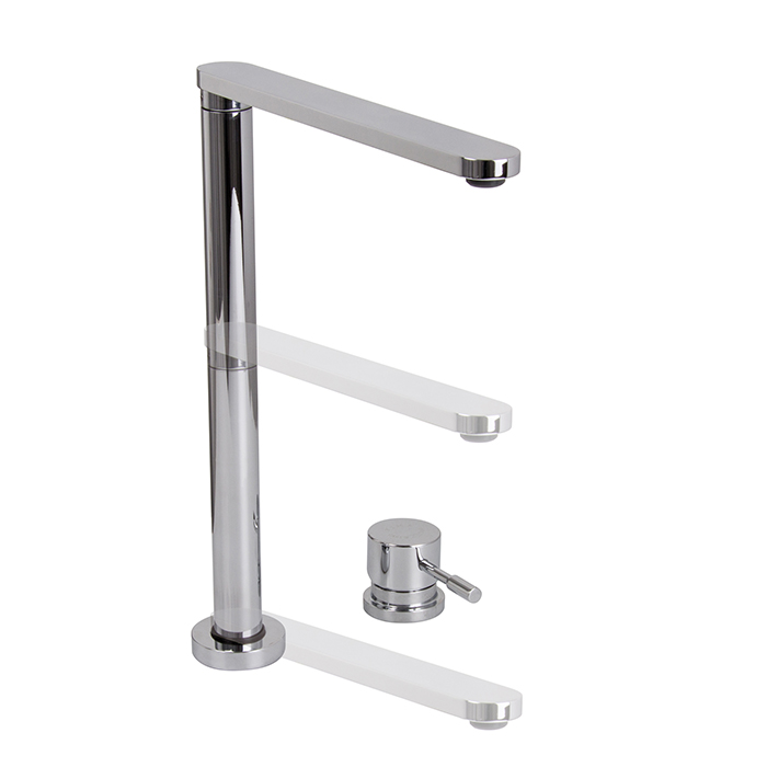 Miscelatore lavello abbattibile Ghost