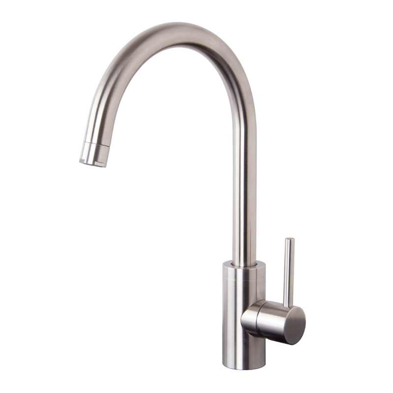Miscelatore monoforo lavello in acciaio inox