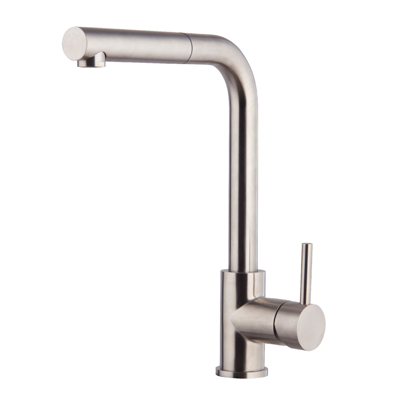 Miscelatore monoforo lavello in acciaio inox