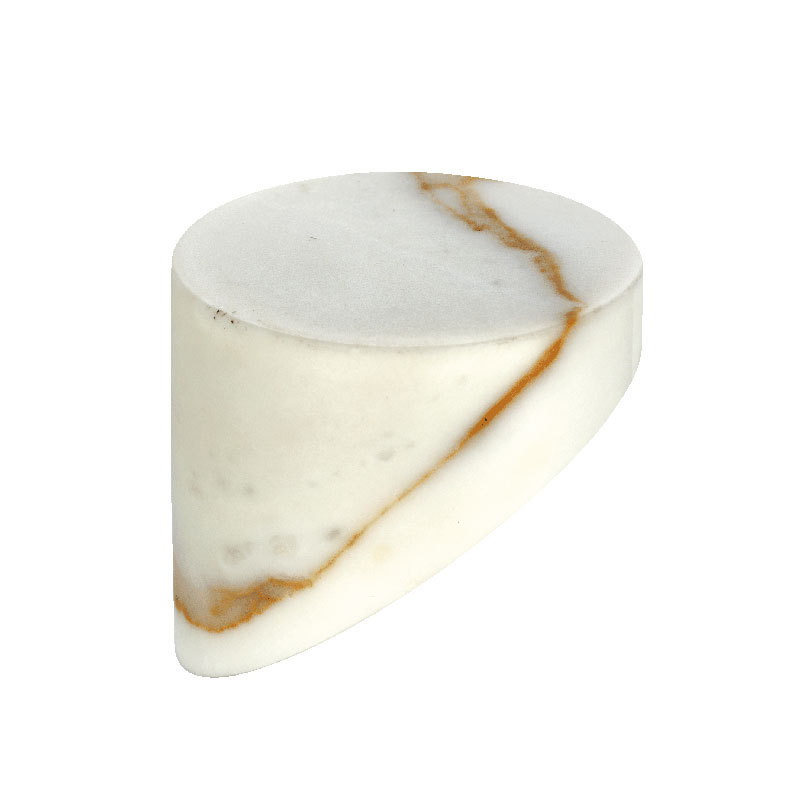 Maniglia marmo bianco calacatta