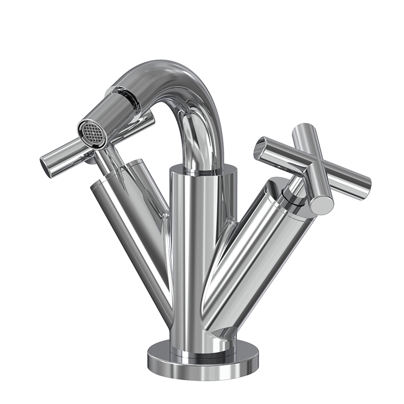 Monoforo bidet con canna girevole