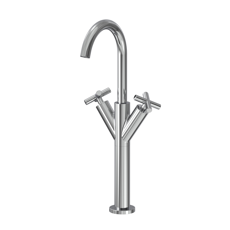 Monoforo lavabo con canna girevole