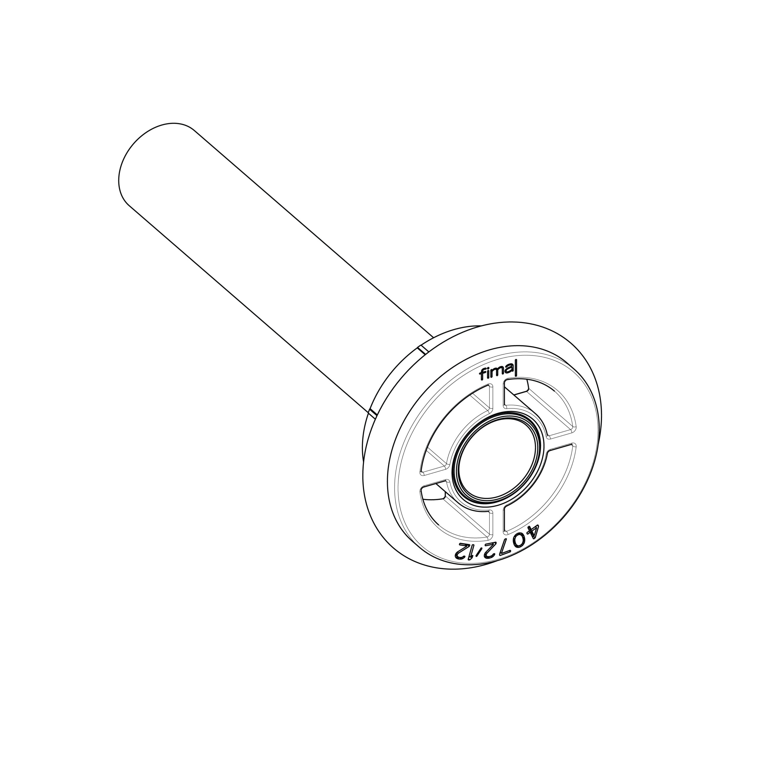 PROLUNGA CON CENTRATORE PER DEVIATORE EASY PUSH SU F3800